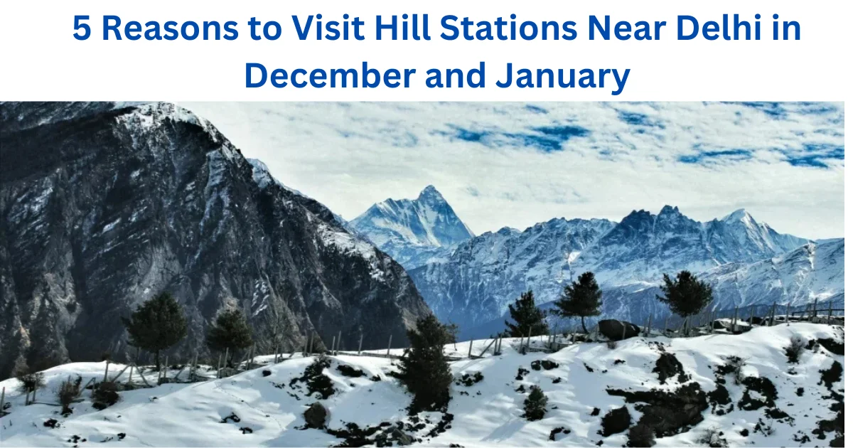 5 Reasons to Visit Hill Stations Near Delhi in December and January